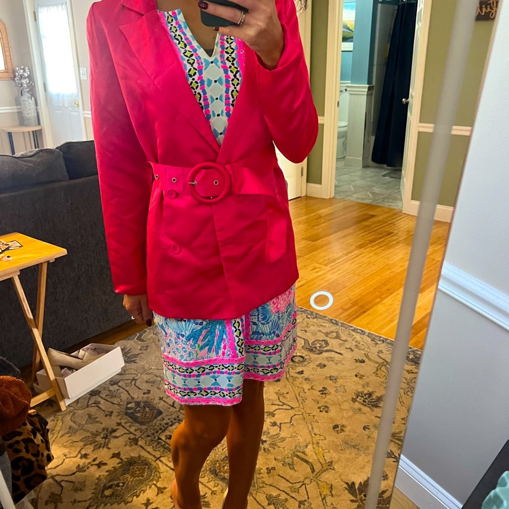 Satin blazer